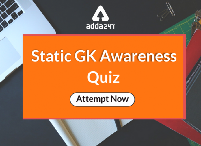 Static GK Awareness Quiz New Size