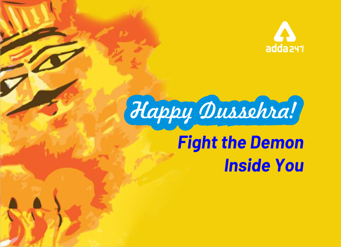 Happy Dussehra!! Fight The Demon Inside You