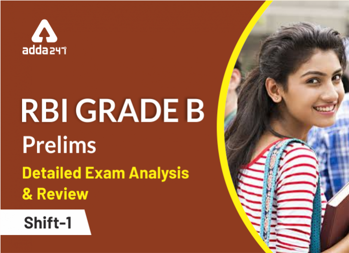 RBI Grade B prelims - Detailed Exam analysis and Review, Shift-1 - Blog