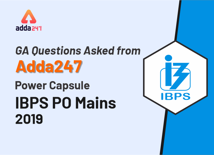 GA Questions Asked from Adda247 Power Capsule