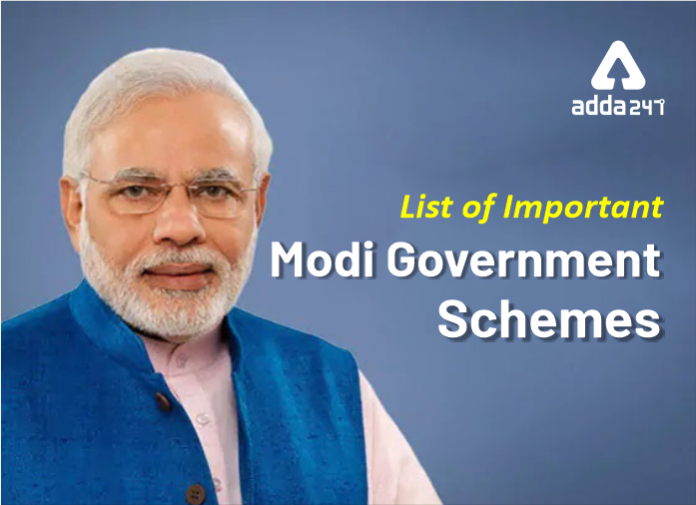 List of Important Modi Government Schemes