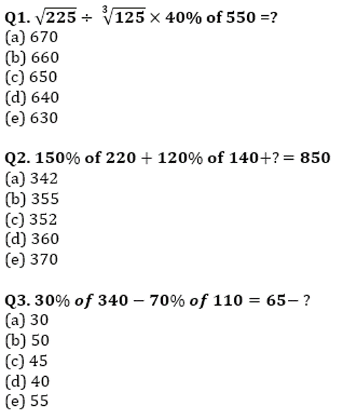 SBI Clerk Prelims Quant Daily Mock: 1st February 2020_3.1