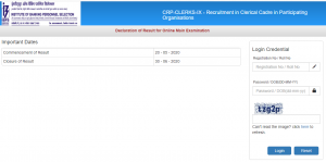 IBPS Clerk Mains Result 2020 Out: Check Final result