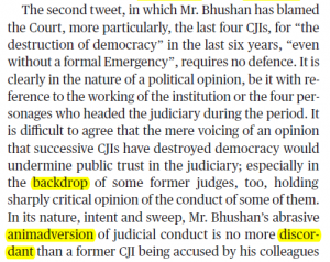 The Hindu Editorial Vocabulary- Lapsing into Contempt | 17 August_5.1