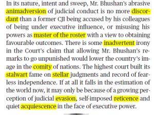 The Hindu Editorial Vocabulary- Lapsing into Contempt | 17 August_6.1