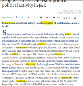 The Hindu Editorial Vocabulary- People's Parties | 25th August_3.1