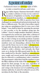 The Hindu Editorial Vocabulary of 22 September- A Point of Order_3.1