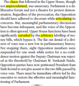 The Hindu Editorial Vocabulary of 22 September- A Point of Order_4.1