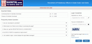 Nainital Bank Admit Card 2020 Released: Download Clerk and PO Admit Card_3.1