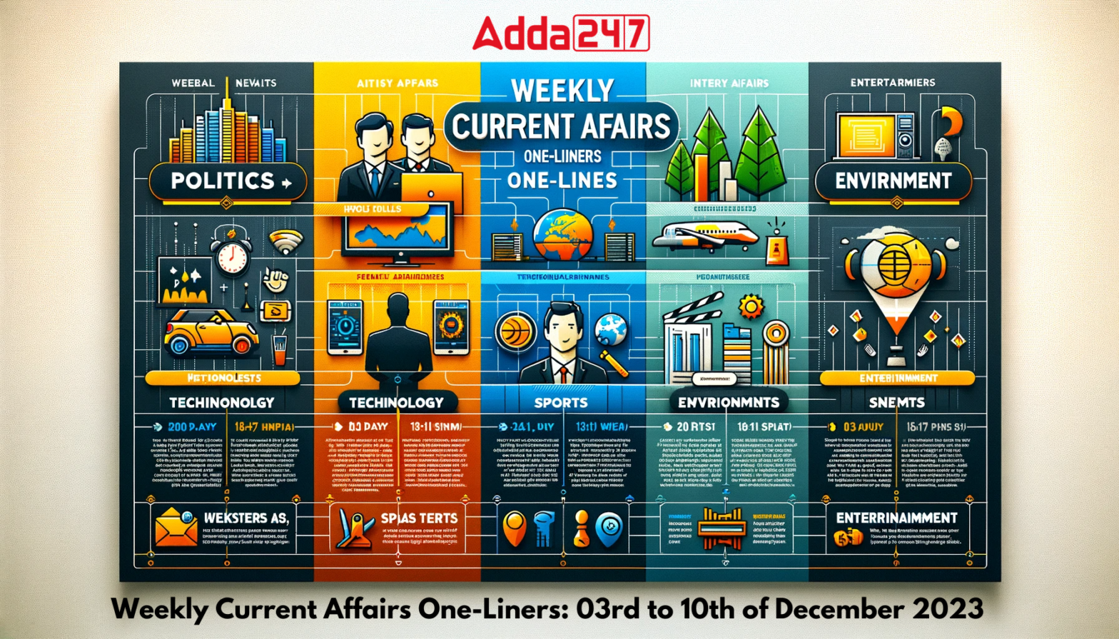 Weekly Current Affairs One-Liners: 03rd to 10th of December 2023
