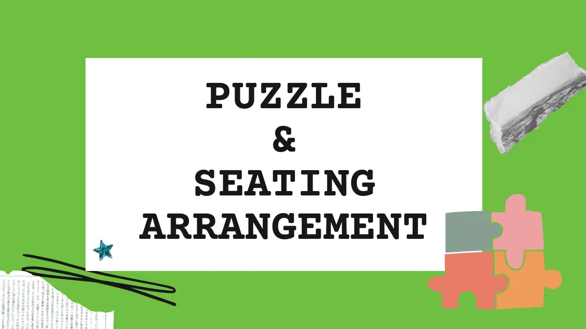 Puzzles Questions For Upcoming Bank Exams