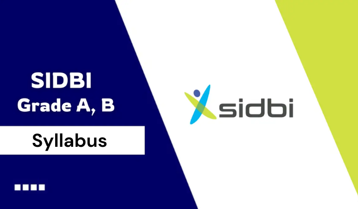 SIDBI Grade A and B Syllabus