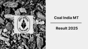 Coal India MT Result 2025
