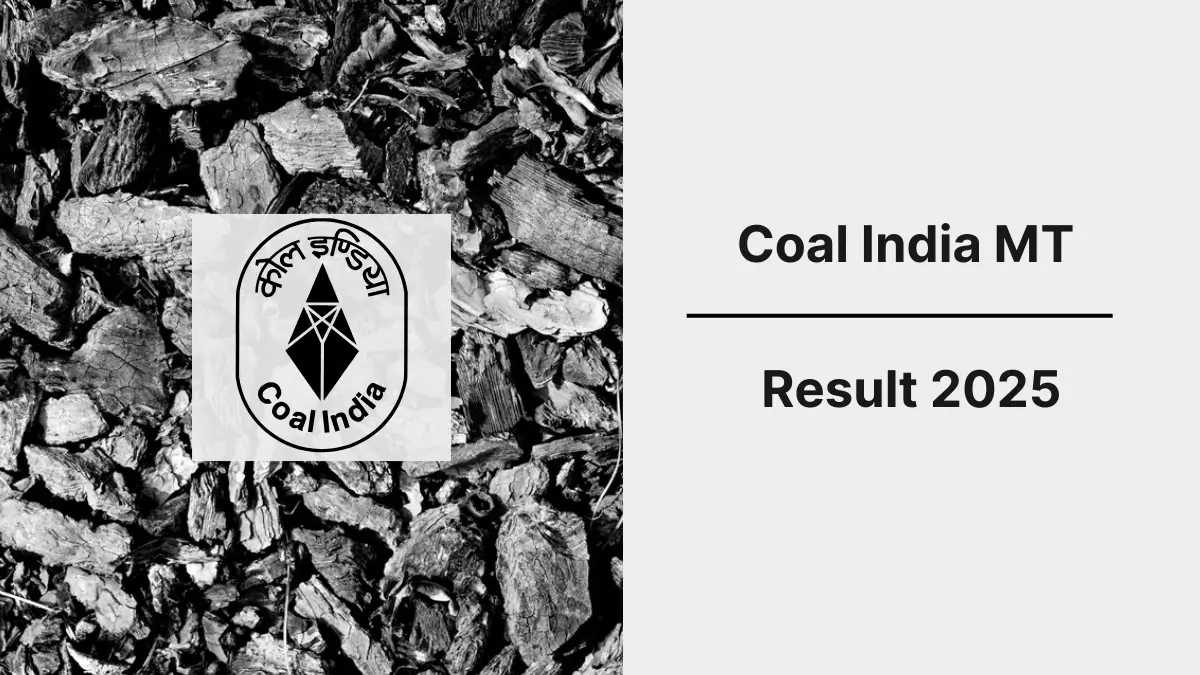 Coal India MT Result 2025