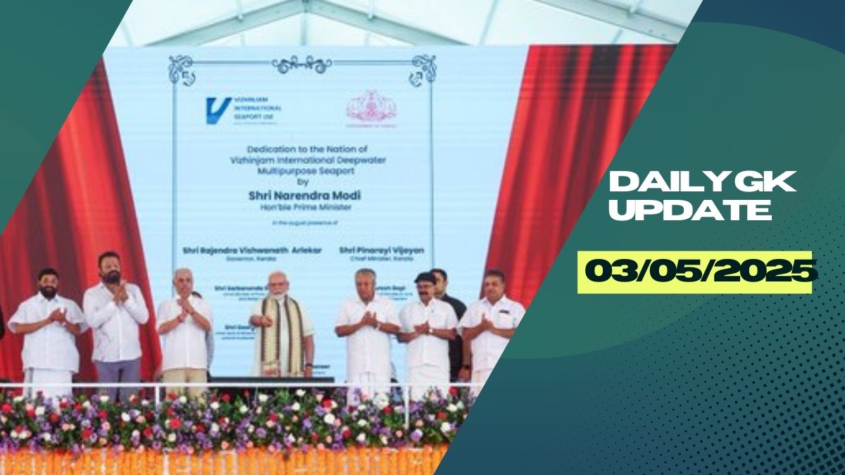 Daily Current Affairs 3rd May 2025, Important News Headlines (Daily GK Update)