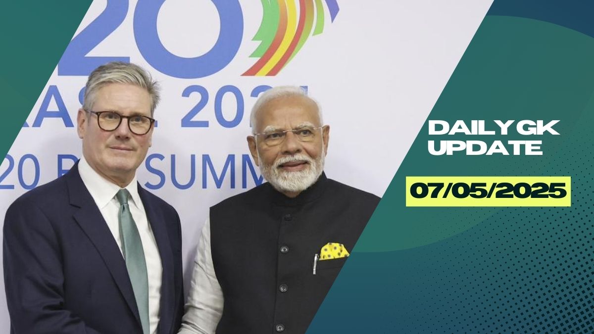 Daily Current Affairs 7th May 2025, Important News Headlines (Daily GK Update)