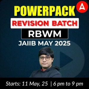 JAIIB RBWM Revision Batch
