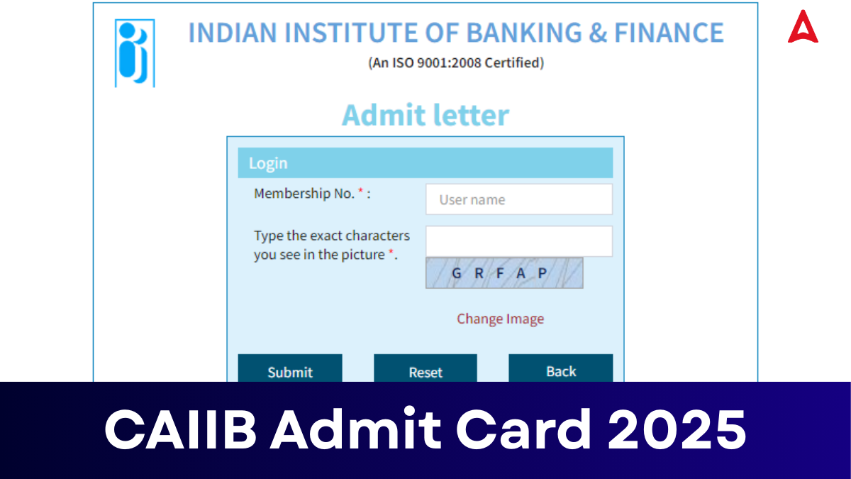 CAIIB Admit Card 2025