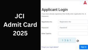 JCI Admit Card 2025 Out, Direct Link to Download Hall Ticket