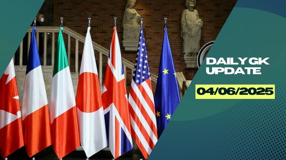Daily Current Affairs 4th June 2025, Important News Headlines (Daily GK Update)