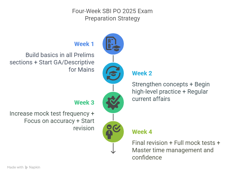 30 Days Study Plan for SBI PO 2025 Exam, Step by Step Guide for Prelims & Mains Exam_4.1