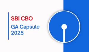 GA Capsule for SBI CBO