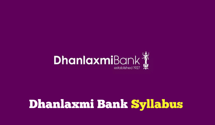 Dhanlaxmi Bank Syllabus