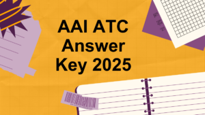 AAI ATC Answer Key 2025