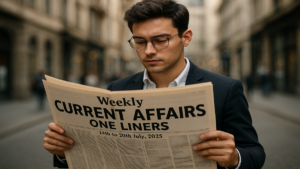 Weekly Current Affairs One Liners 14th to 20th July, 2025