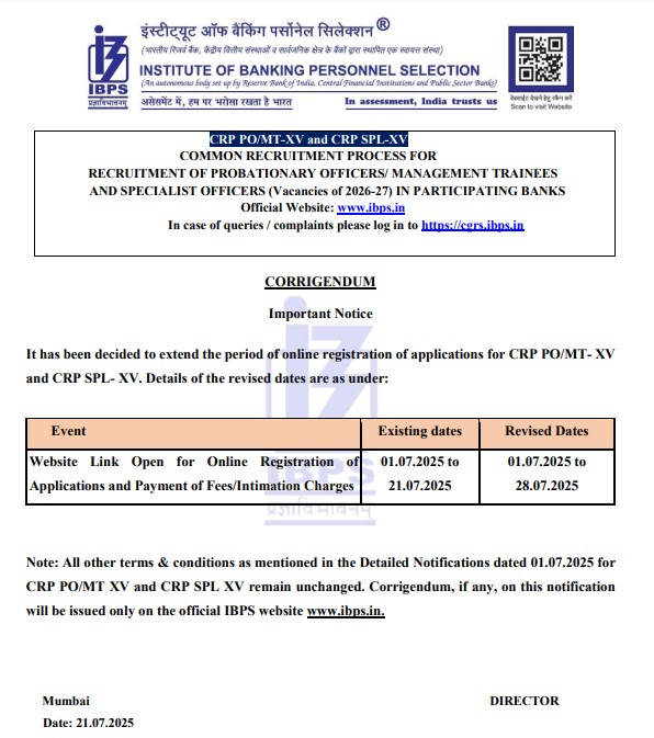 IBPS PO Apply Online 2025, Late Date Extended for 5208 vacancies_3.1