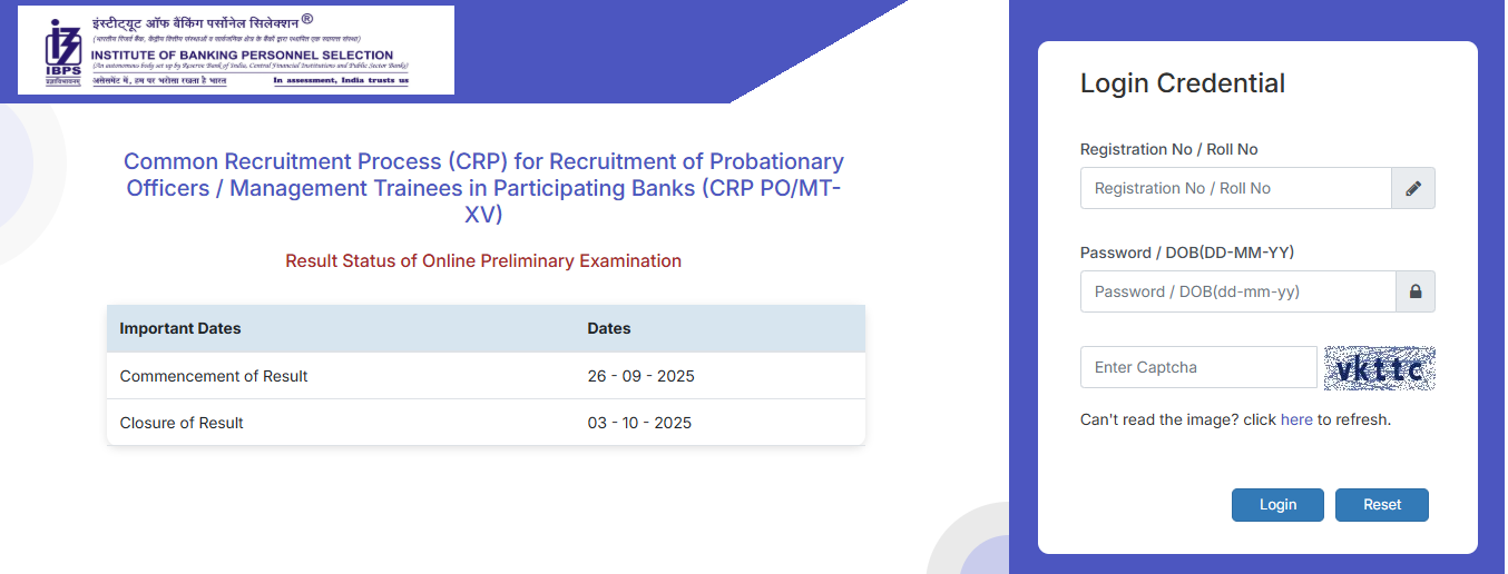 IBPS PO Prelims Result 2025 Out at ibps.in, Download Link_4.1