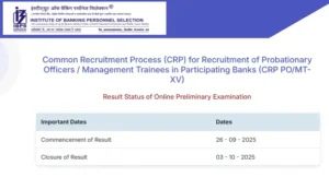 IBPS PO Result 2025
