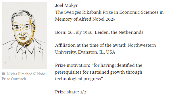 Joel Mokyr, Philippe Aghion, and Peter Howitt Economists Win Nobel Prize in Economics_4.1
