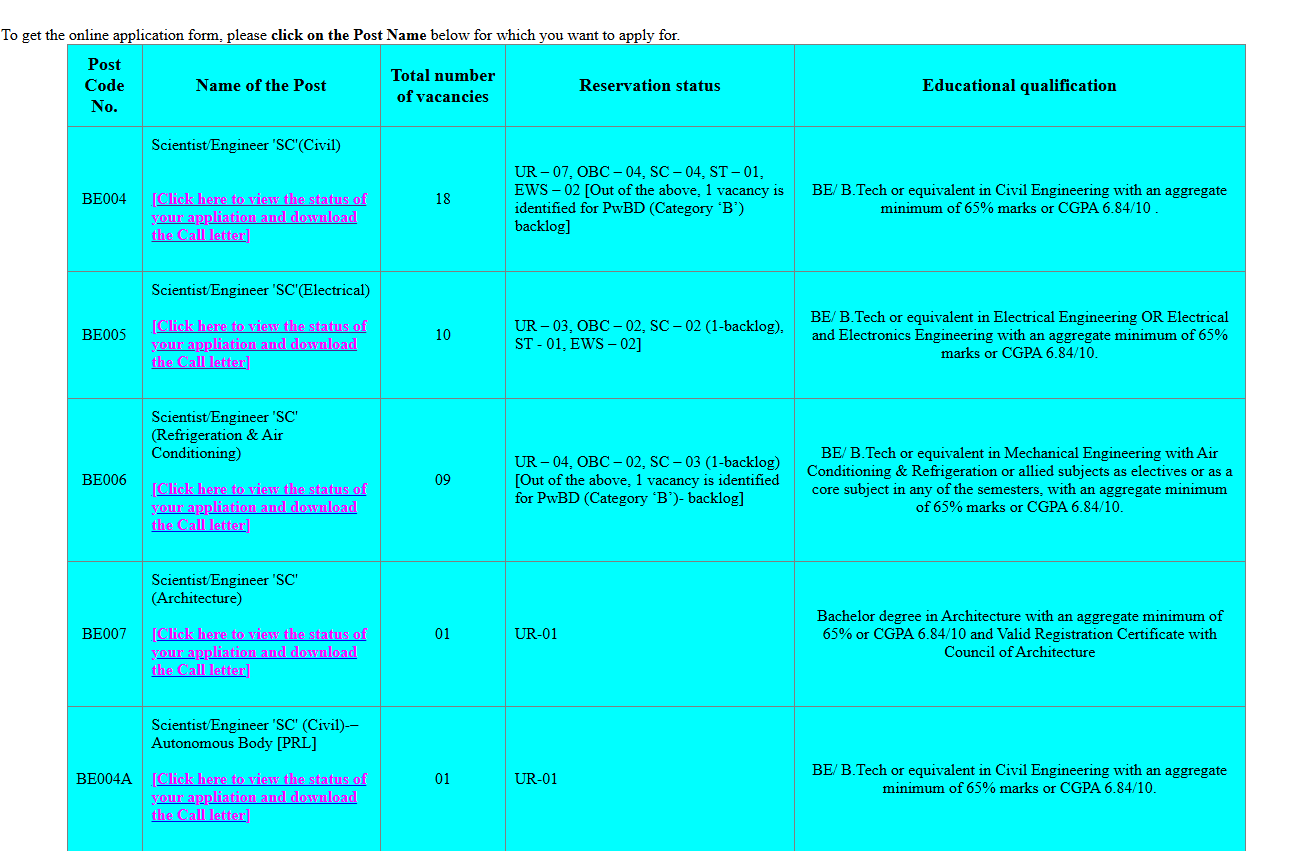 ISRO Scientist/Engineer Admit Card 2025 Out, Direct Download Link_3.1