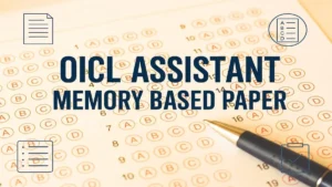 OICL Assistant Mains Memory Based Paper 2025
