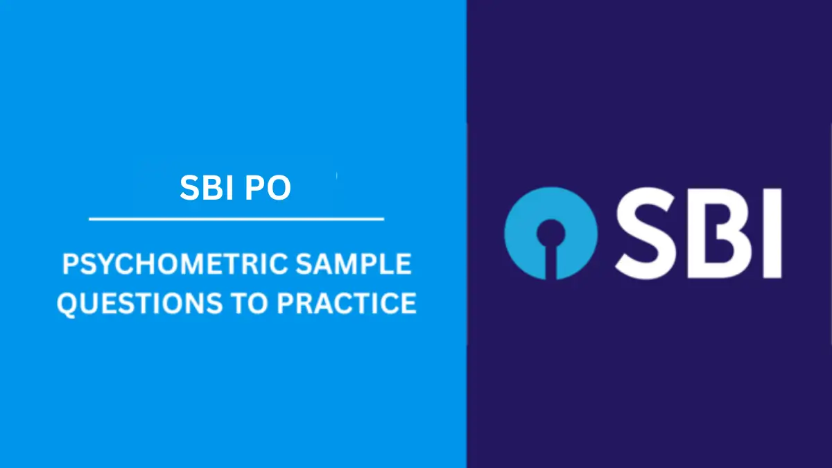 SBI PO Psychometric