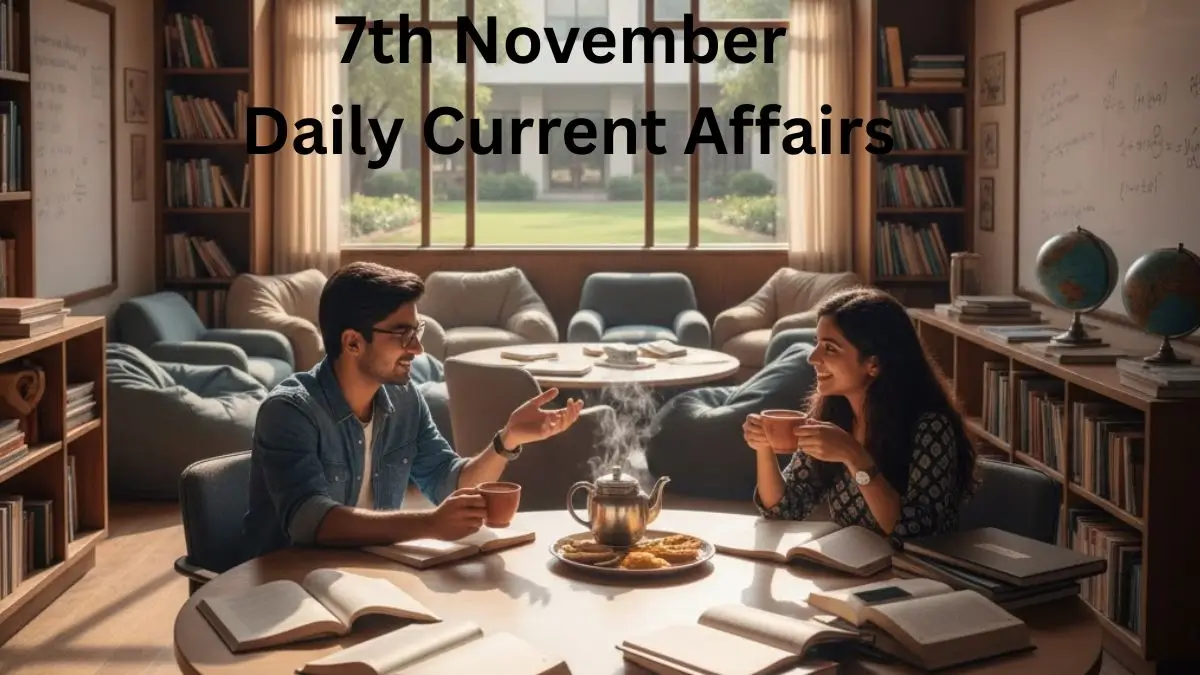 Daily Current Affairs 7th November, 2025
