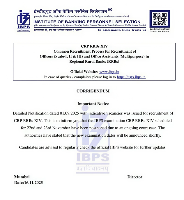 Is the IBPS RRB PO 2025 Exam Postponed? Here's the Truth Behind the Viral Social Media Notice_3.1