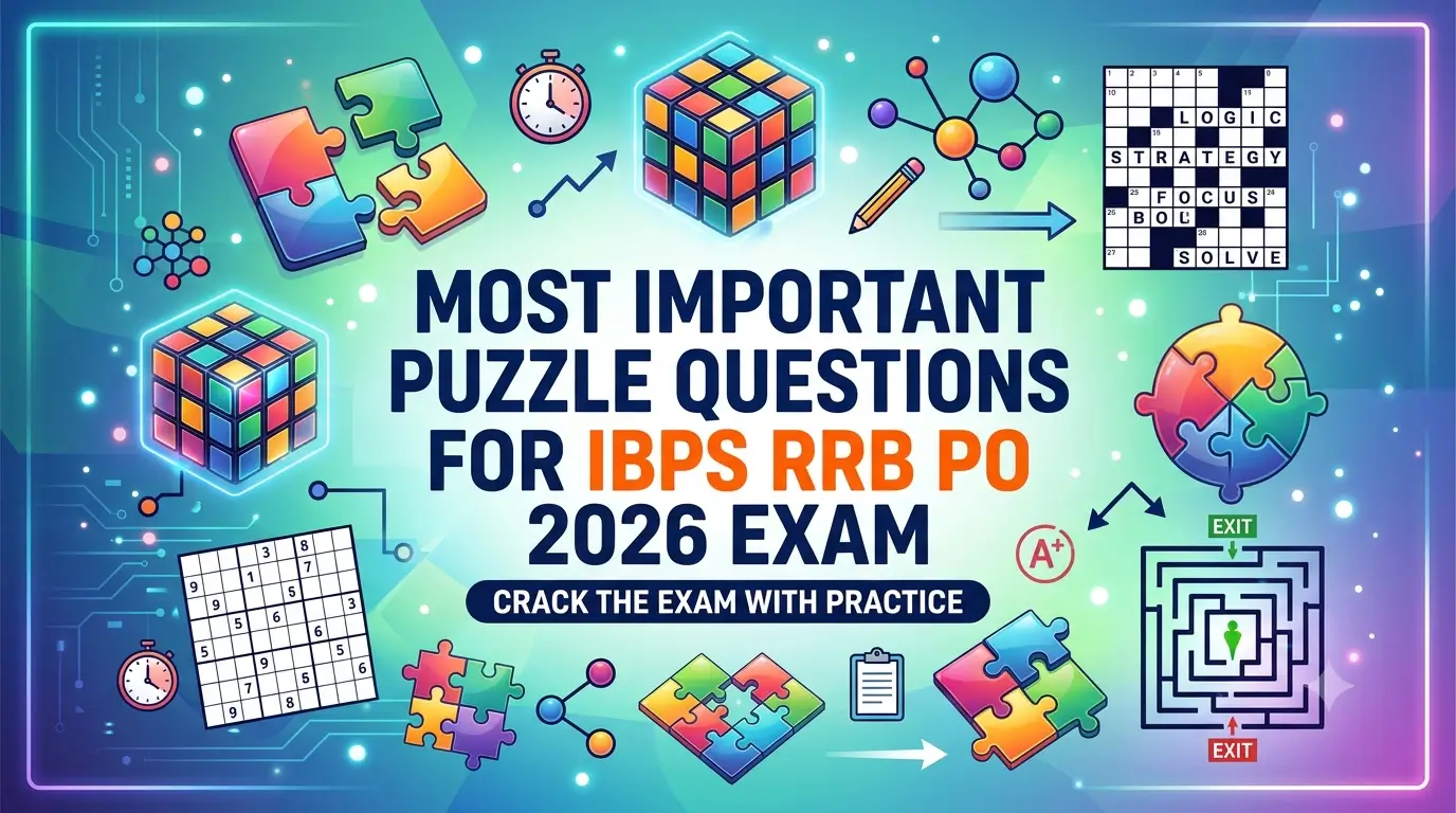 Most Important Puzzle Questions for IBPS RRB PO 2026 Exam