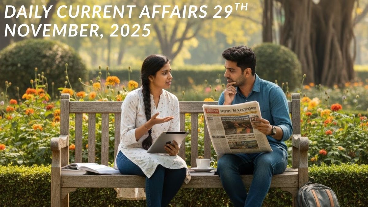 Daily Current Affairs News 29th November, 2025