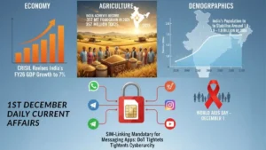 Daily Current Affairs News: 1st December, 2025