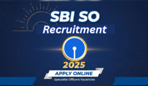 SBI SO Recruitment 2025 Notification Out for 996 Posts