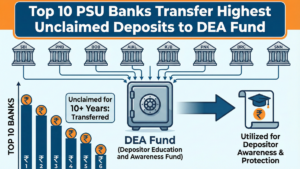 Top 10 PSU Banks Transfer Highest Unclaimed Deposits to DEA Fund