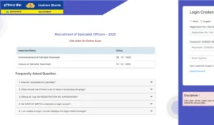 Indian Bank SO Admit Card 2025 Out at indianbank.in, Download Call Letter Link
