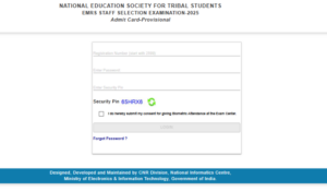 EMRS Teaching and Non-Teaching Admit Card 2025
