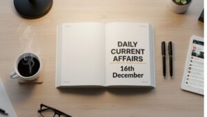 Daily Current Affairs News 16th December, 2025