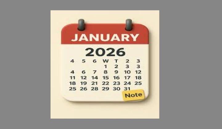 Bank Holidays in January 2026