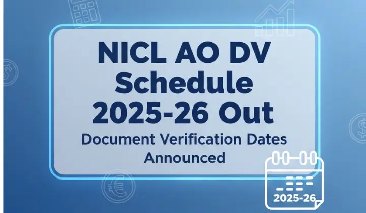 NICL AO DV Schedule 2025-26 Out