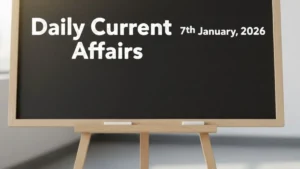 7th January, 2026 Current Affairs (Daily GK Update)
