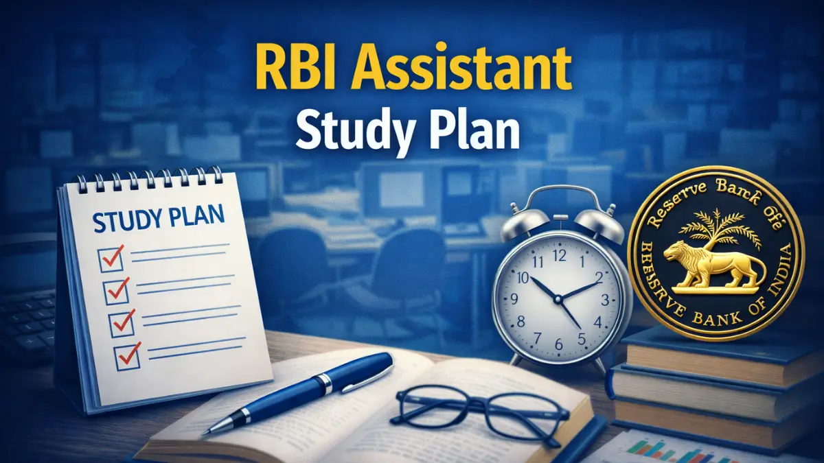 RBI Assistant Study Plan